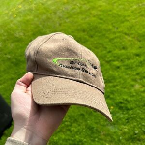 Tan Mid-Continent Aviation Services Cap